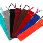 ถุงผ้าใส่ตะเกียบ ซองใส่ตะเกียบ แบบผ้าผสมหนัง สวยหรู ดูดี ซองใส่ตะเกียบ ของชำร่วย งานแต่งงาน ยอดนิยม 665042