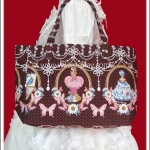 กระเป๋าโกธิคโลลิต้า ลายคอสเมติก Cosmetic Print Gothic Lolita Bag
