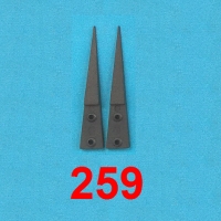 ESD-259 plastic head ( 2 pcs = 1 pair)
