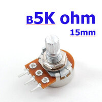 โวลลุ่ม, B5K 5Kohm Potentiometer