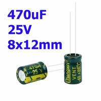 470uF/25V 8x12mm