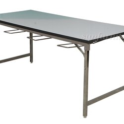 โต๊ะพับอเนกประสงค์พับได้ หน้าโต๊ะลามิเนตขาว มีที่แขวนเก้าอี้ TK รุ่น TFD-2460, TFD-2472, TFD-3060, TFD-3072