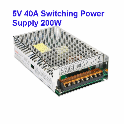 5V 40A Switching Power Supply 200W (S-200-05)