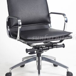 เก้าอี้ผู้บริหารเบาะหนัง, เก้าอี้สำนักงาน, เก้าอี้พนักพิงกลาง, เก้าอี้สำนักงานเบาะหนัง VC รุ่น VC-854