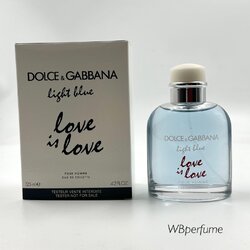 น้ำหอมแท้100% Dolce & Gabbana Light Blue Love Is Love pour homme125ml tester