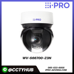 กล้อง PTZ i-PRO รุ่น WV-S66700-Z3N 4K Outdoor 30x PTZ Network Camera with AI engine
