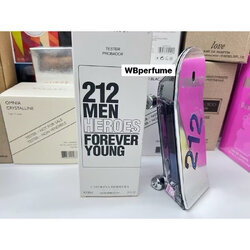 น้ำหอมแท้100% Carolina Herrera 212 MEN Heroes Forever Young EDT 90ml tester