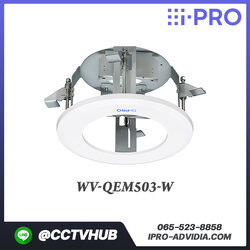 Camera Accessories I-Pro รุ่น WV-QEM503-W Embedded Ceiling Mount Bracket (i-PRO white)