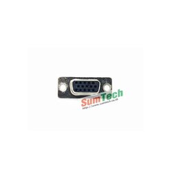 D-Sub connector 15 pins female (3 rows)