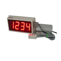 เครื่องนับจำนวนแบบง่าย 4 หลัก ตัวเลข 7-Segment LED สีแดงสูง 2.3 นิ้ว