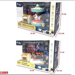 99001-99003 ของเล่นเด็กออร์แกนสวนสนุกม้าหมุน กล่องละ