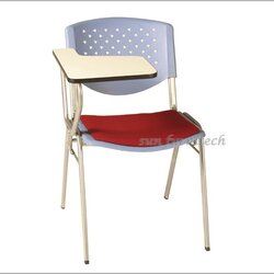 เก้าอี้เลคเชอร์, เก้าอี้ฟังบรรยาย ไม่มีตะแกรง ที่นั่งเบาะหนัง พนักพิงพลาสติก VC รุ่น VC-629