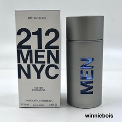น้ำหอมแท้100% Carolina Herrera 212 Men NYC EDT 100 ml. Tester