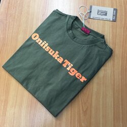 Onitsuka Tiger T-Shirt Green (OT) สีเขียว Olive