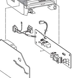 PS PCB UNIT ALL2FB 2 (บอร์ดจ่ายไฟ) MFC-7450 ตำแหน่งที่ 4 สินค้าบายออเดอร์ 45-60 วัน