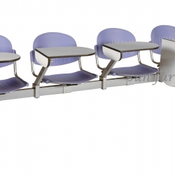 เก้าอี้แถวเลคเชอร์, เก้าอี้เลคเชอร์แถว 2 ที่นั่ง, 3 ที่นั่ง, 4 ที่นั่ง แบบเหวี่ยงเก็บด้านข้าง VC รุ่น VC-660