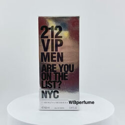 น้ำหอมแท้100% Carolina Herrera 212 VIP MEN are you on the list? NYC EDT 100ml