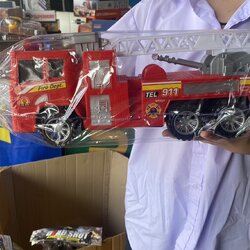 2037 รถของเล่น รถดับเพลิงเล่นมือ รถดับเพลิงเล่นมือ ปลีกคันละ