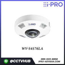 กล้อง i-PRO รุ่น WV-S4576LA 12MP Sensor IR Outdoor 360deg Network Camera with AI Engine