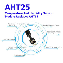 AHT25 RH+-2% I2C (2.5-5V) High Precision Digital Temperature and Humidity Sensor I2C