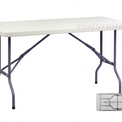 โต๊ะพับอเนกประสงค์, โต๊ะพับหน้าพลาสติก, โต๊ะพับอเนกประสงค์หน้าพลาสติก ขนาด 5 ฟุต prelude รุ่น FP-150