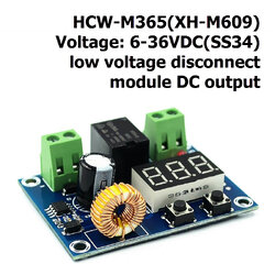 DC 6-36V HCW-M635 (XH-M609) battery module Over-Discharge Protection Precise Undervoltag Module Board