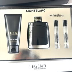 ชุดน้ำหอม Montblanc legend edp 100ml , shower gel 100ml , 7.5ml 2 ขวด