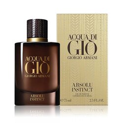 น้ำหอม แท้100% Giorgio Armani Acqua Di Gio Absolu Instinct Eau De Parfum 75 ml