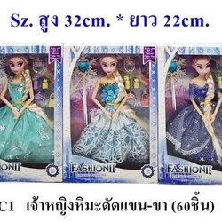 DX22-C1 ของเล่นเด็กตุ๊กตาเจ้าหญิงหิมะดัดแขนขาได้ ตุ๊กตาเด็กผู้หญิง ปลีกชิ้นละ(ของหมด)
