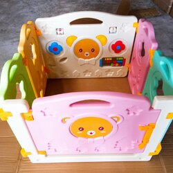 7550 ของเล่นคอกเด็กพลาสติกลายหมี. (ของหมด)