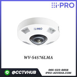 กล้อง i-PRO รุ่น WV-S4576LMA 12MP Sensor IR In-vehicle 360 Fisheye Network Camera with AI engine
