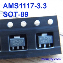 AMS1117- 3.3V 1117-3.3 (SOT-89) 500mA Low-Dropout Linear Regulator