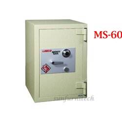 ตู้เซฟนิรภัยน้ำหนัก 380 กก. มี 1 กุญแจ 1 รหัส ยี่ห้อ ลีโก้ (LEECO) รุ่น MS-601