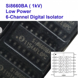 Si8660BA SOP16 Low Power 6-Channel Digital Isolator (1kV)