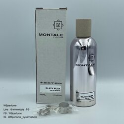 น้ำหอมของแท้ 100% Montale Black Musk for women and men edp 100ml Tester