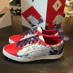 Mexico 66 Delegation - Ambassadors (Red / Red) Dragon ลายมังกรแดง