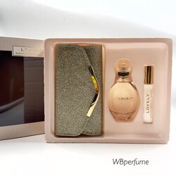 ชุดสุดคุ้ม Sarah Jessica Parker Lovely EDP Spray 100ml, Rollerball 10ml & Gold Clutch Bag Gift Set