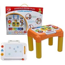6955a ของเล่นเด็กโต๊ะกิจกรรมพร้อมกระดาน โต๊ะของเล่น ออร์แกนของเล่น กระดานวาดเขียน ปลีกชิ้นละ