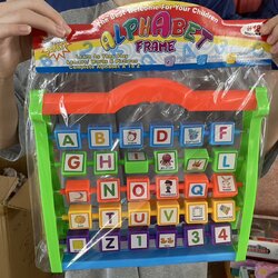 3282-1 ของเล่นฝึกสมองลูกคิดตัวอักษรABC ปลีกชิ้นละ