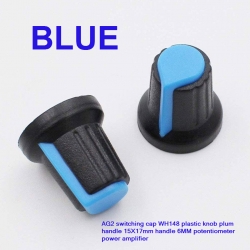 ลูกบิดพลาสติก สำหรับ โวลลุ่ม (สีน้ำเงิน) AG2 WH148