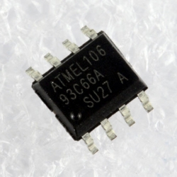 AT93C66 (SOIC8) MICROWIRE SERIAL EEPROM 4K (512 x 8 or 256 x 16)