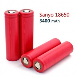 Sanyo NCR18650BF 3400mAh 3.7V 18650 Lithium Battery (ของแท้)(1ชิ้น/ก้อน)