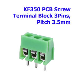 KF350 PCB Screw Terminal Block 3Pins, Pitch 3.5mm