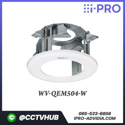 Camera Accessories I-Pro รุ่น WV-QEM504-W Embedded Ceiling Mount Bracket (i-PRO white)