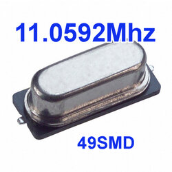 Crystal 11.0592MHz, 22pF, ±30ppm