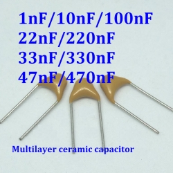 1nF - 1uF Multilayer Ceramic Capacitor (3ตัว) (3 pcs per lot)