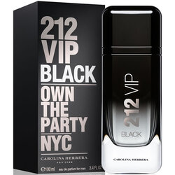 น้ำหอมแท้100% CAROLINA HERRERA 212 VIP Men Black EDP ปริมาณ 100 มล.