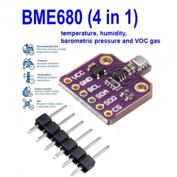 4 in 1 BME680 - Temperature, Humidity, Pressure and Gas Sensor