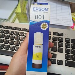 น้ำหมึกปริ้นเตอร์แท้ EPSON เบอร์ 001 Y (สีเหลือง)