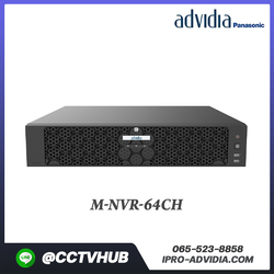 เครื่องบันทึก Adividia รุ่น M-NVR-64CH 64-ch, 8 SATA interface, H.265&4K, RAID 5,6